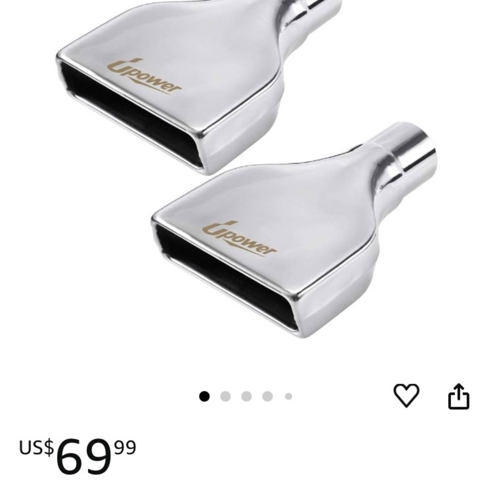 Silver Exhaust Tip